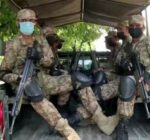 Security forces conduct search operation in Noshki during curfew