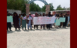 Awaran: Protest against Najma Baloch’s murder