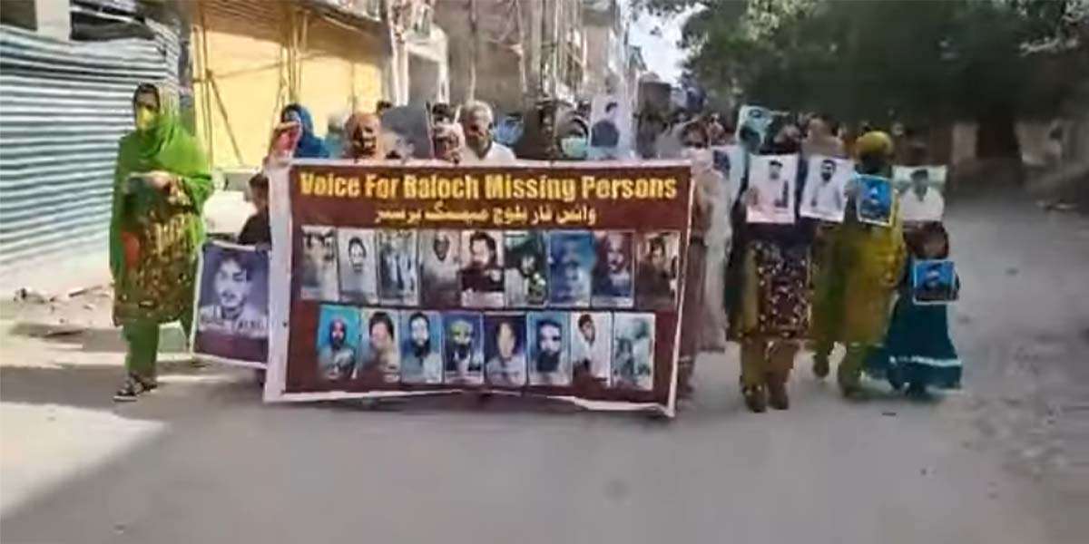 VBMP5’s rally & demonstration in front of Quetta Press Club against non-recovery of missing persons