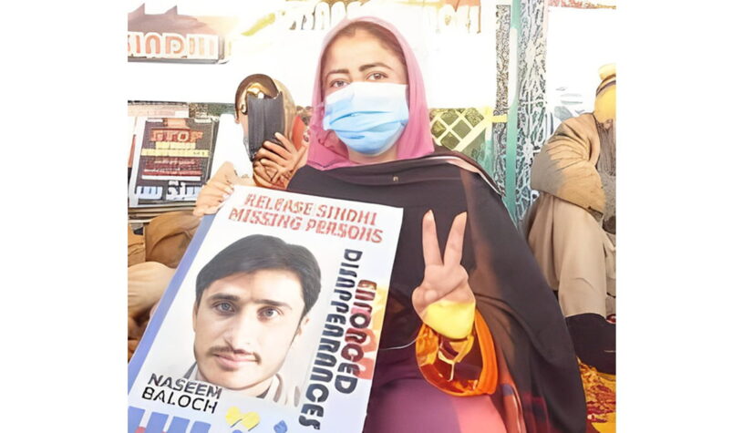 ایرانشہر: مسلح افراد کے ہاتھوں ھانی گل شوہر سمیت جبراً اغوا