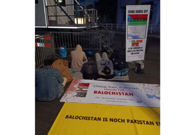 فری بلوچستان موومنٹ نے ہالینڈ کے شہر دی ہیگ میں چینی سفارتخانے کے باہر احتجاجی مظاہرہ کیا ہے۔