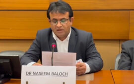 Pakistan’s Colonization efforts in Balochistan threaten to alter demography. Dr Naseem