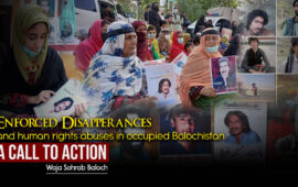 Enforced Disappearances and Human Rights Abuses in Occupied Balochistan: A Call to Action