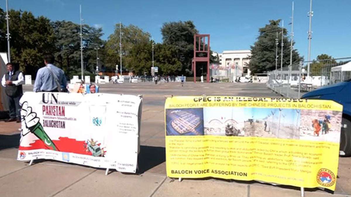 Cries of Baloch echoes in Geneva over Pakistan’s ‘Kill and Dump’ policy