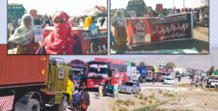 Highway Blocked in Protest by Families of Missing Persons