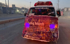 Taunsa: Thousands come to roads in support of Long March against Baloch Genocide