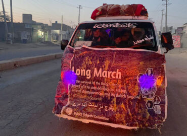 Taunsa: Thousands come to roads in support of Long March against Baloch Genocide