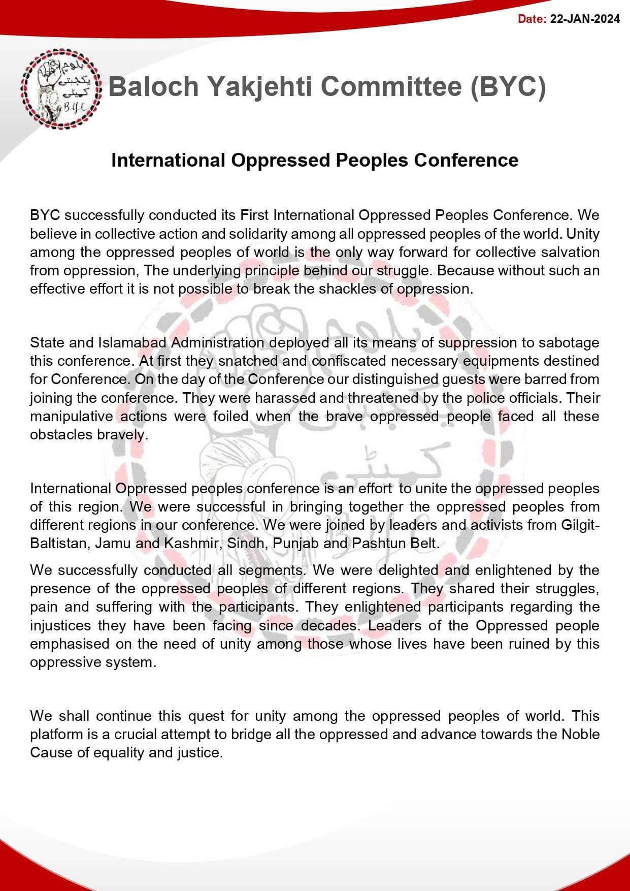 International Oppressed Peoples Conference