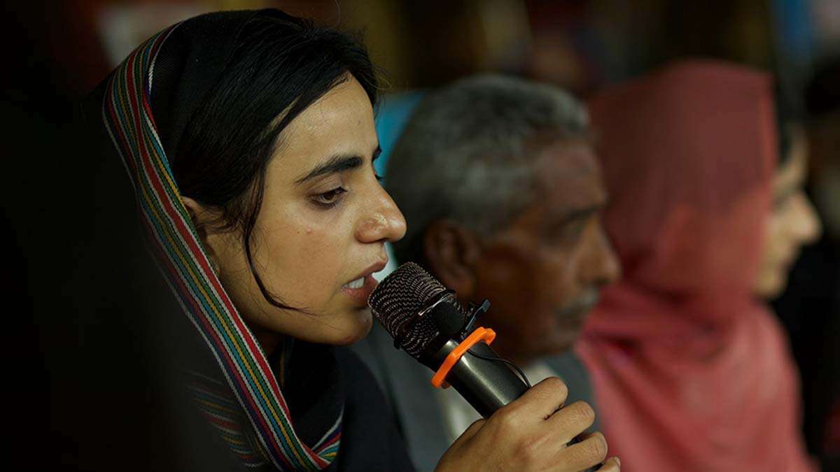 Dr. Mahrang Baloch delivers a powerful speech at the Intl Conference of Oppressed Peoples in Islamabad