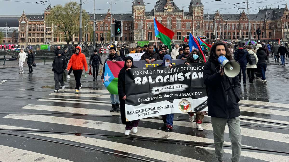 27 مارچ یوم سیاہ پر احتجاج: بی این ایم نیدرلینڈز کا بلوچ نسل کشی پر عالمی توجہ کا مطالبہ