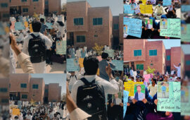 Baloch Students in Sargodha Protest Against Khuda Dad Siraj’s Enforced Disappearance