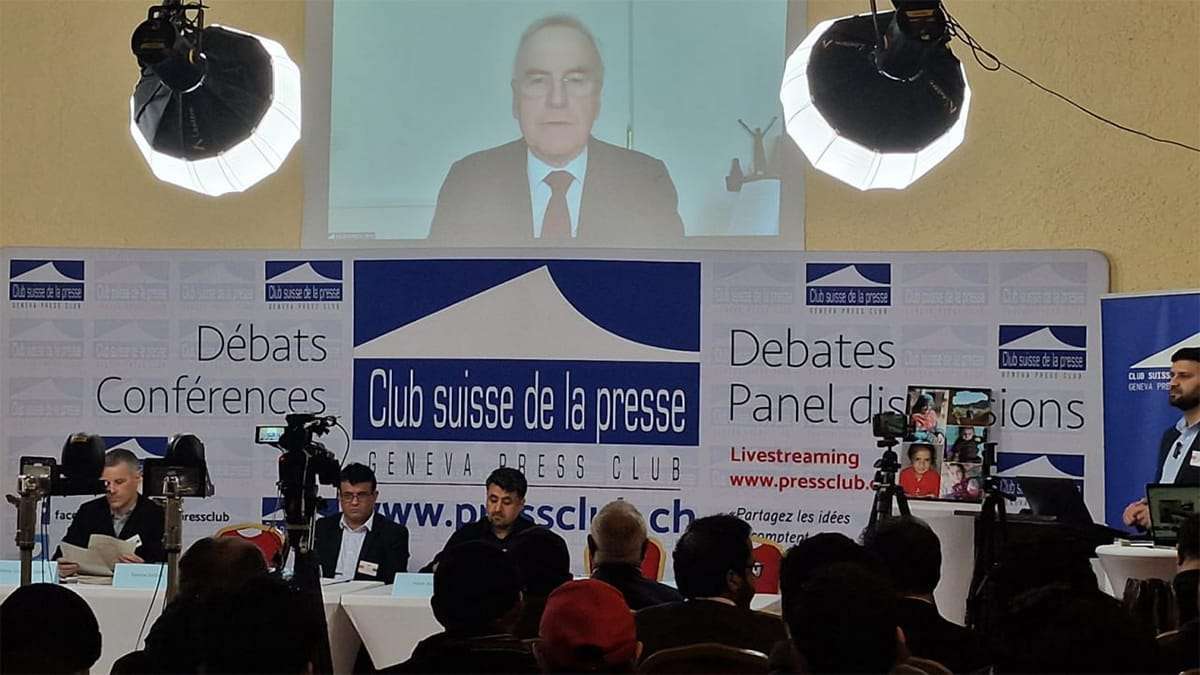 Geneva Press Conference: BNM appeals for international support in advancing the Baloch Movement