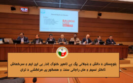 بلوچستان ءَ دائش ءِ بنجلانی بیگ بے تاھیر کنوک اِنت، بی این ایم ءِ سرکماش ڈاکٹر نسیم ءِ ماں راجانی سنت ءِ ھمگْوریں مراگشے ءَ تْران