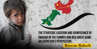 The Strategic Location and Significance of Gwadar in the Former and Neo Great Game: Balochistan’s Perspective – Rizwan Baloch