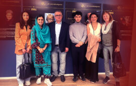 Dr. Mahrang Baloch Meets Nobel Laureate’s Children and Journalist in Norway, Discussing Human Rights and Activism