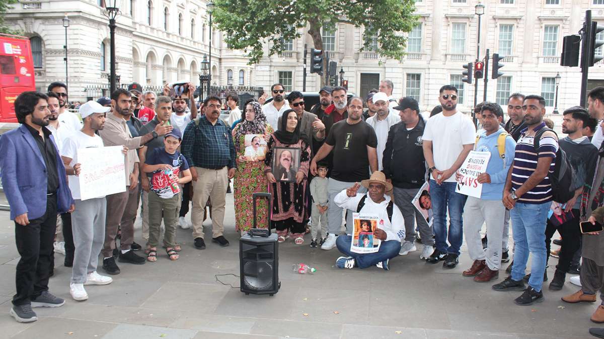 London Witnesses Massive Protest as Disappearance of Baloch Businessman Completes 4 Years