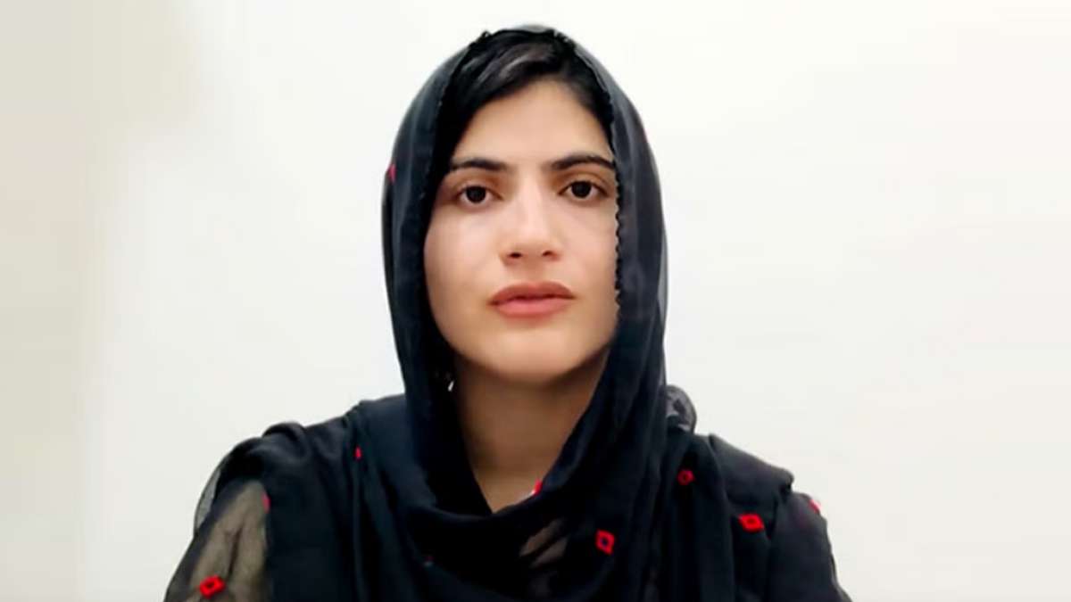 Sammi Deen Baloch addresses the UNHRC on Balochistan’s human rights crisis.