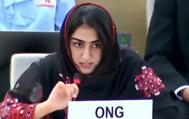 Sammul Baloch addresses UNHRC on Balochistan crisis