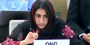 Sammul Baloch addresses UNHRC on Balochistan crisis