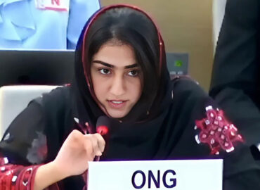 Sammul Baloch addresses UNHRC on Balochistan crisis