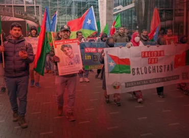 BNM protests in Germany on International Human Rights Day