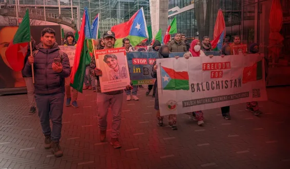 BNM protests in Germany on International Human Rights Day