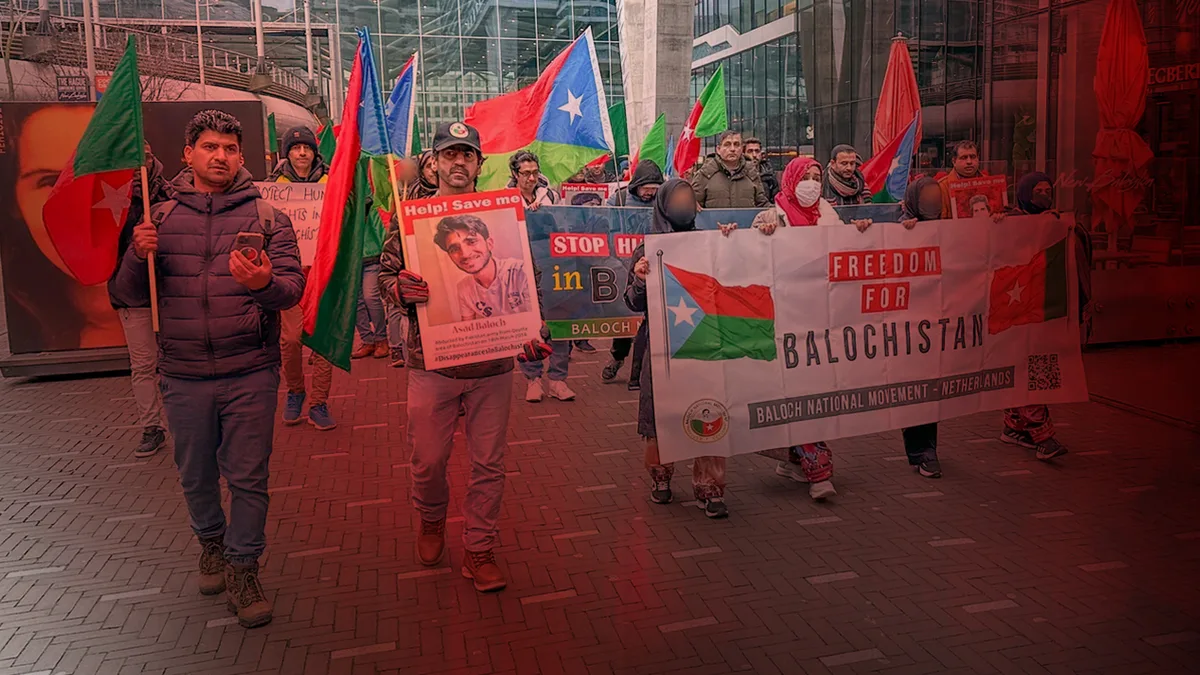 BNM protests in Germany on International Human Rights Day