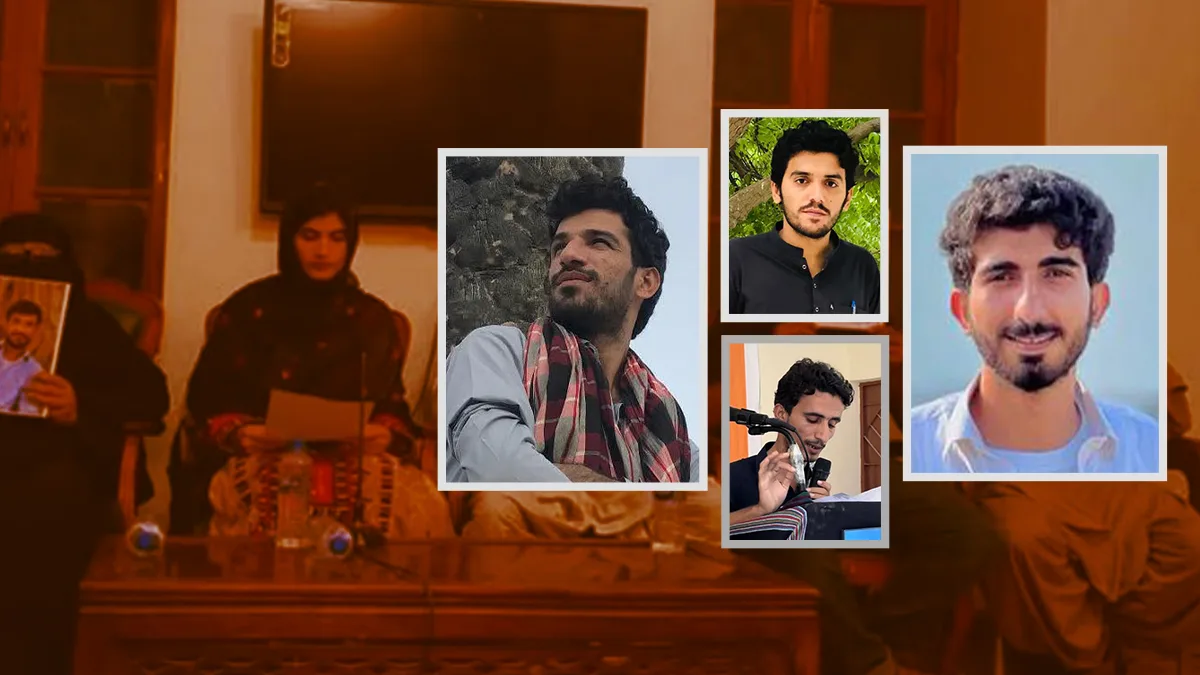 Baloch activist demands immediate release of forcibly disappeared students