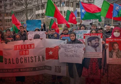 ماں برتانیائی پارلیمان ءَ بلوچستان ءِ جاورانی سر ءَ بی این ایم ءِ نیاد