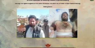مستونگ میں پاکستانی آئی ایس آئی کے آلہ کار کو ہلاک کرنے کی ذمہ داری قبول کرتی ہے۔ بی این اے