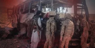 BLA claims responsibility for suicide attack on Pakistani military convoy in Noshki, resulting in 90 soldier fatalities