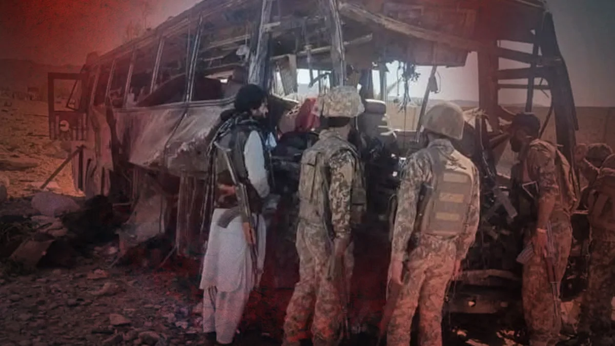 BLA claims responsibility for suicide attack on Pakistani military convoy in Noshki, resulting in 90 soldier fatalities