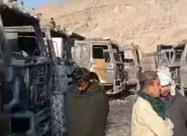 آپریشن گروک کے تحت فوجی استحصالی تعمیراتی کمپنی کے سائٹ پر حملہ کرکے تمام مشینری اور گاڑیوں کو نذرآتش کرکے تباہ کر دیا ۔بی این اے