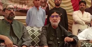 Mengal critiques state repression in Balochistan at all-party conference during Lakpass sit-in