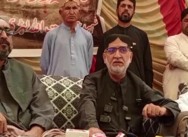 Mengal critiques state repression in Balochistan at all-party conference during Lakpass sit-in