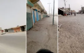 Awaran: Shuts down in protest over the killing of two civilians, including a woman