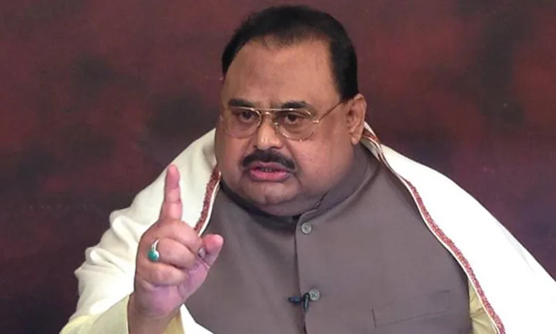 بریکنگ نیوز: متحدہ قومی موومنٹ کے بانی الطاف حسین کا پاکستان سے علیحدگی کا اعلان اقوام متحدہ سمیت عالمی اداروں سے رابطہ کرنے کی ہدایات جاری