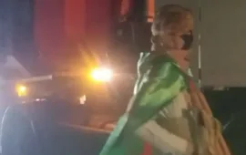 لاشار: ایرانی مقبوضہ بلوچستان میں ناکہ بندی کرکے گاڑیوں کی چیکنگ کے  دوران سرمچاروں نے دشمن IRGC سے منسلک بھاری مشینری کو نذر آتش کر دیا۔