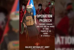 خاش-سراوان-سوران کی سہ راہی پر قائم ایرانی قابض اور مجرم ریاست کے مرصاد کہ فوجی اڈے پر حملے کی ذمہ داری قبول کرتے ہیں۔ بی این اے