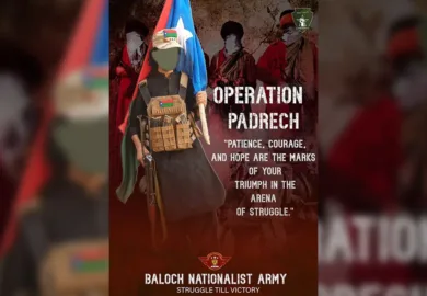 خاش-سراوان-سوران کی سہ راہی پر قائم ایرانی قابض اور مجرم ریاست کے مرصاد کہ فوجی اڈے پر حملے کی ذمہ داری قبول کرتے ہیں۔ بی این اے