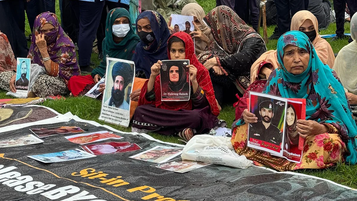 Baloch families confront a crackdown in Islamabad as protests for missing persons reach the fourth day