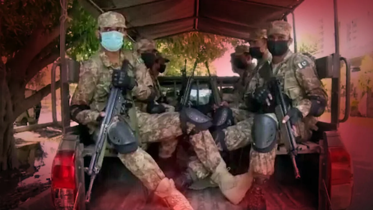 During the ongoing military operation in Hoshab, residents have been displaced and their mobile phones confiscated