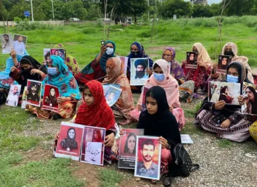 Families and activists establish a protest camp in Islamabad calling for Release of BYC leaders and missing Baloch