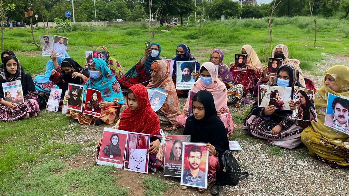 Families and activists establish a protest camp in Islamabad calling for Release of BYC leaders and missing Baloch