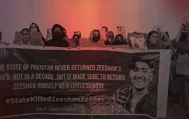 Police open fire on protesters in Hub amid rising public outrage over Zeeshan Zaheer’s death