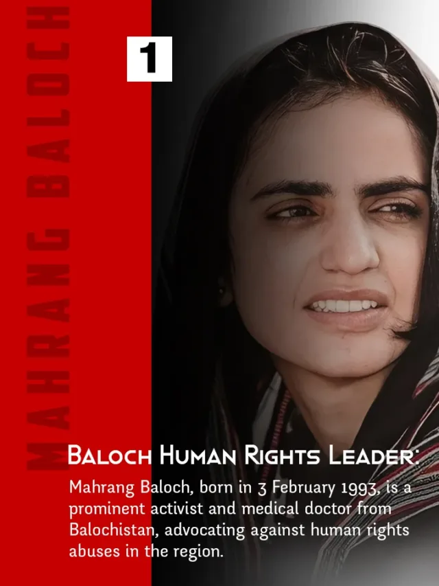 Mahrang Baloch: The Voice of Justice and Resistance in Balochistan