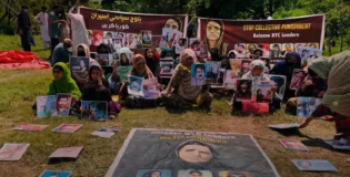 اسلام آباد میں بلوچ لواحقین کا احتجاج تیسری روز بھی شدید بارش اور تپتی دھوپ میں جاری