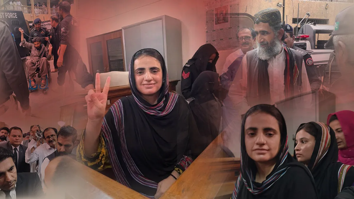 بلوچ یکجہتی کمیٹی کے رہنماؤں کو دس روزہ ریمانڈ پر پولیس کے سپرد کیا گیا