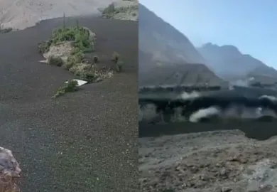 غذر گلیشیئر پھٹنے سے سیلاب نے تباہی مچادی، متعدد دیہات زیر آب.