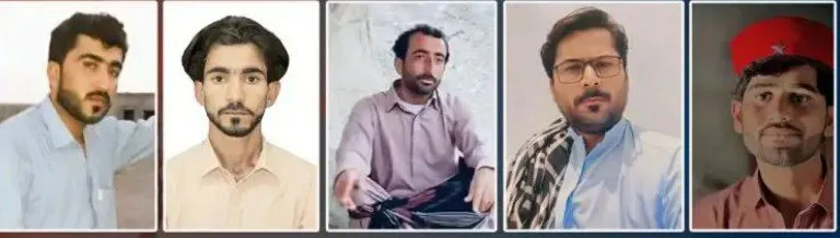 بلوچستان اور کراچی کے مختلف علاقوں سے پاکستانی فورسز نے چھ نوجوانوں کو حراست میں لینے کے بعد جبری طور پر لاپتہ کردیا ہے۔